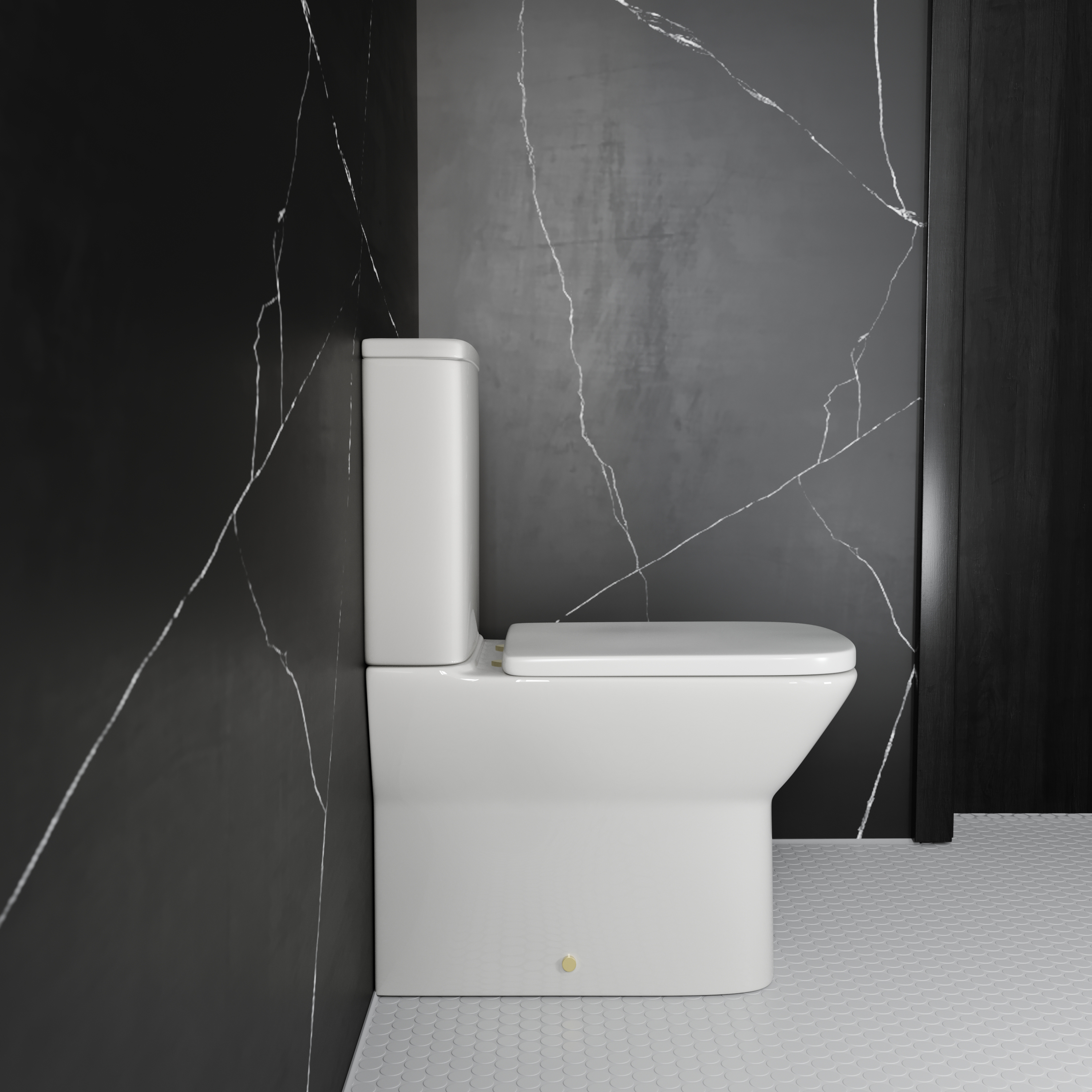 Harbour Alchemy Rimless Back to Wall Comfort Height Toilet & Soft Close Seat