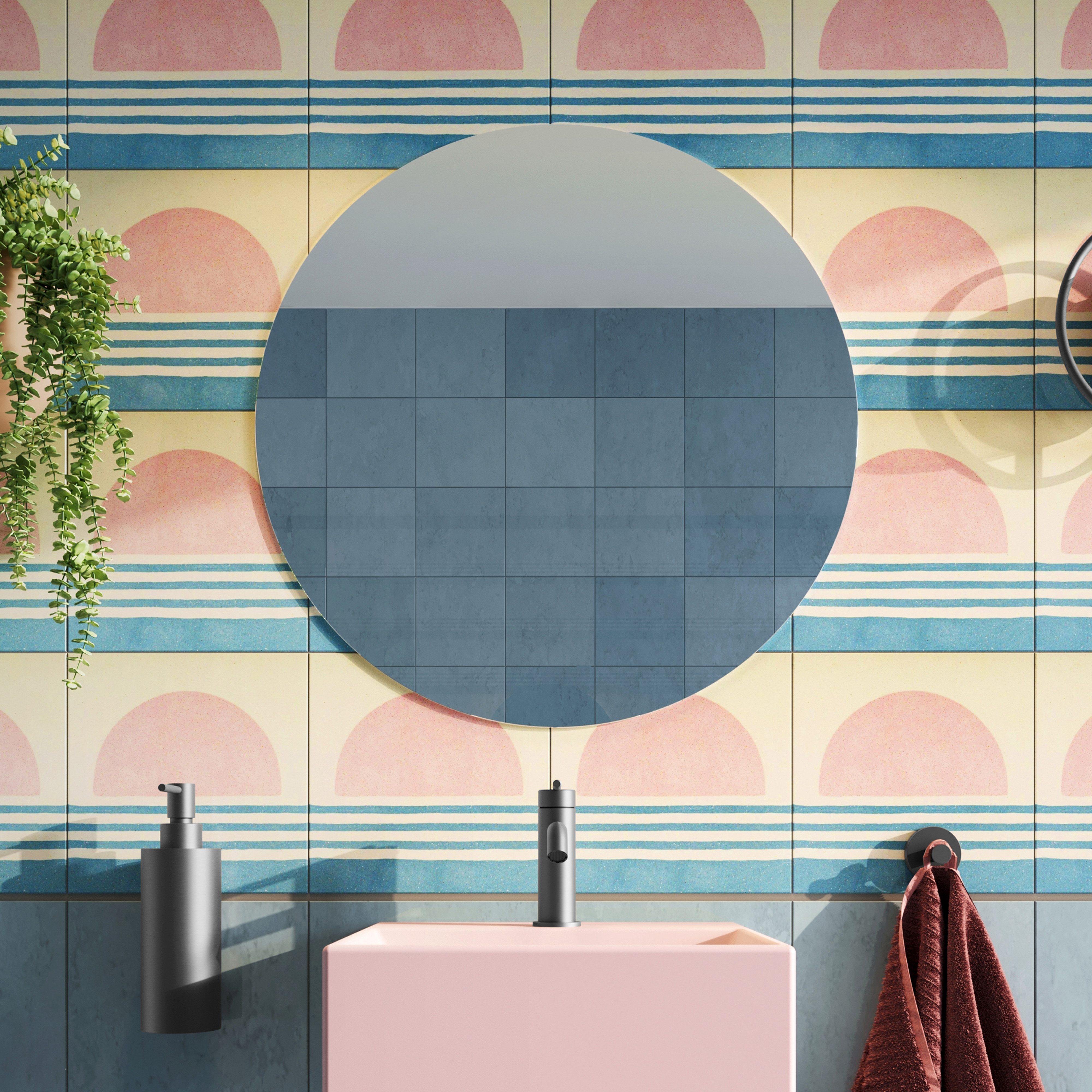 Crosswater Infinity Round Mirror - 500mm