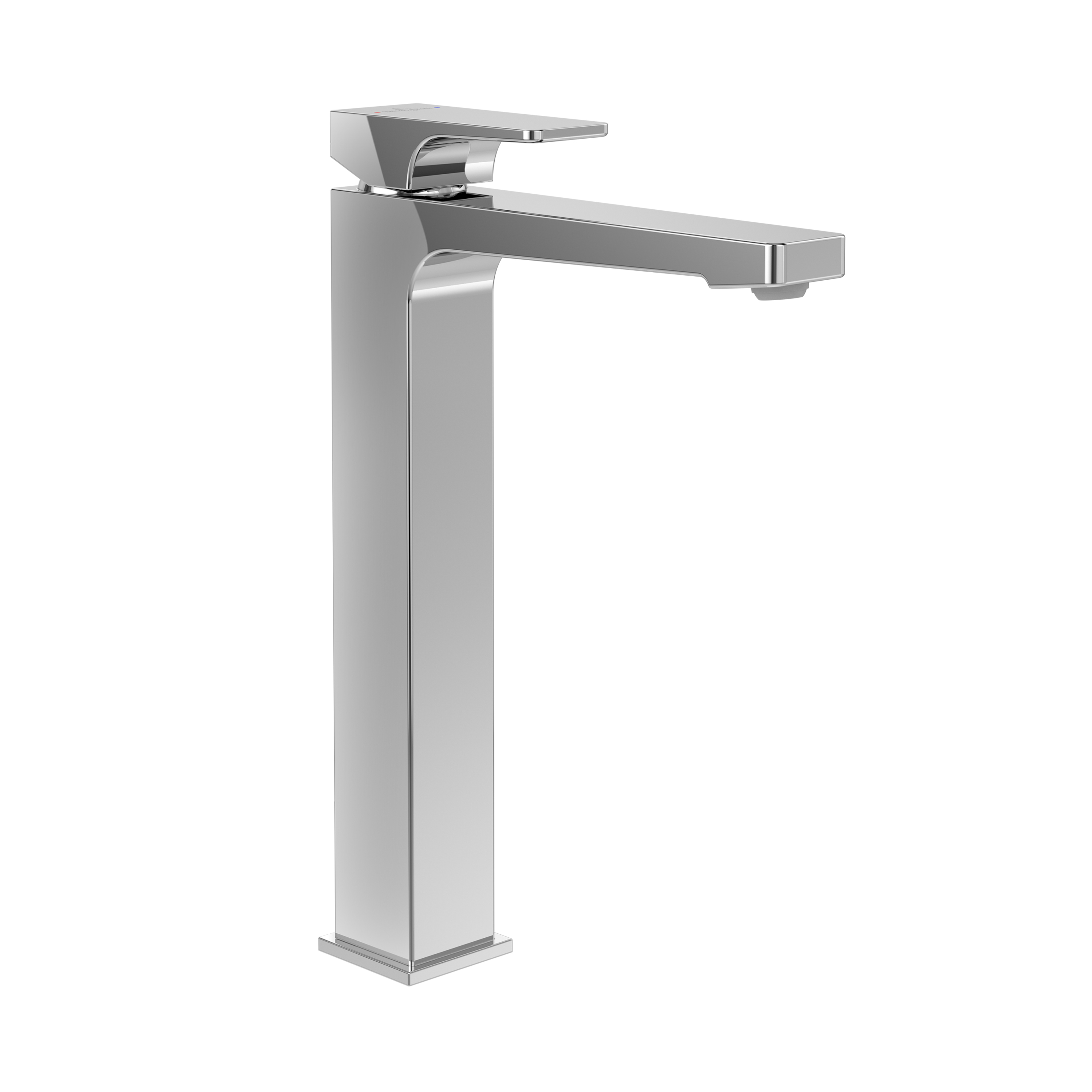 Villeroy & Boch Architectura Square Tall Basin Mixer Tap with Click Clack Waste