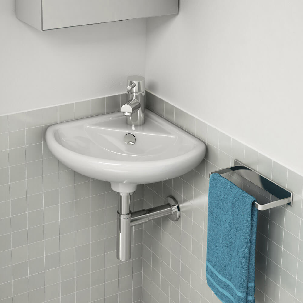 Imex Ivo Cloakroom Corner Basin