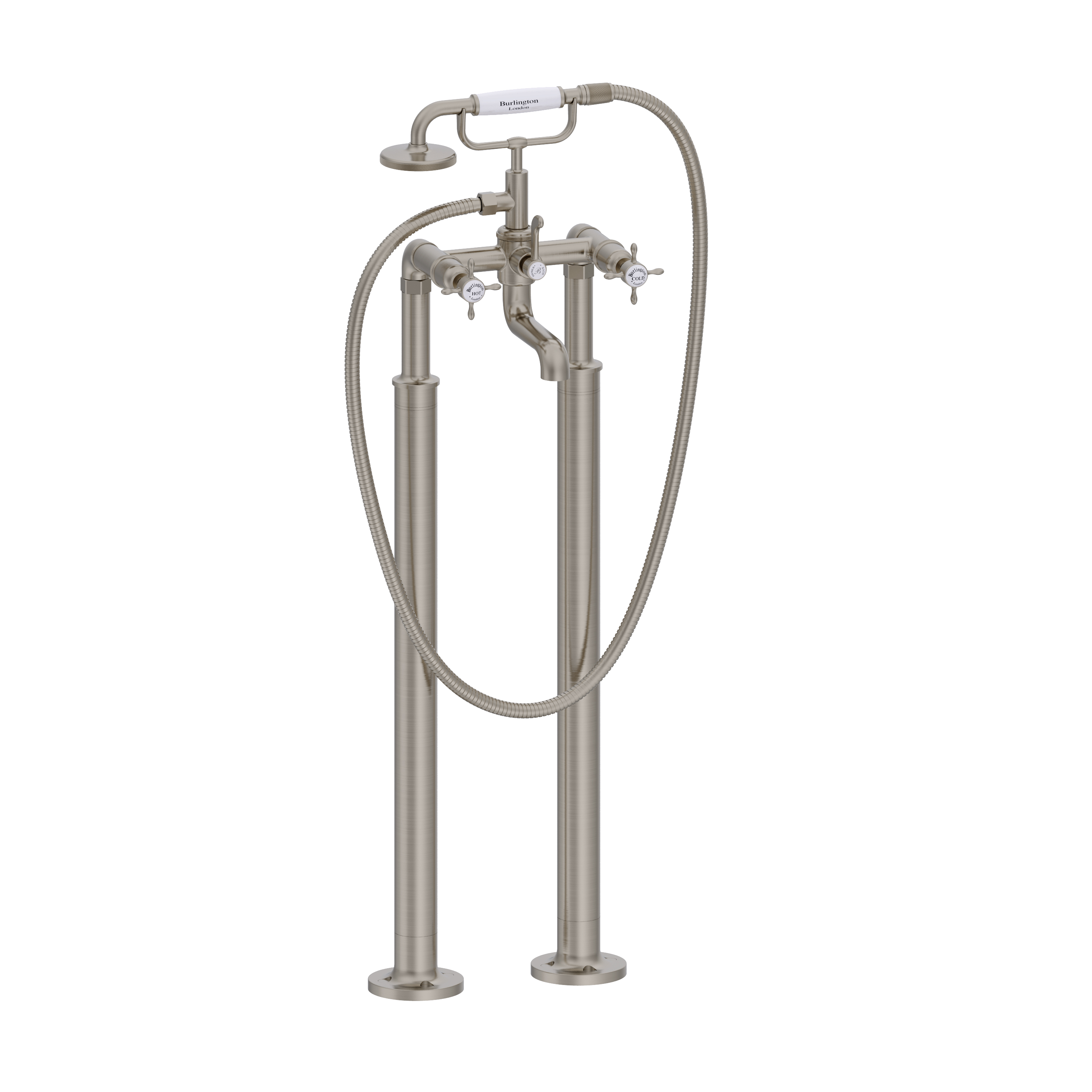 Burlington Guild Freestanding Bath Shower Mixer with Shower Kit