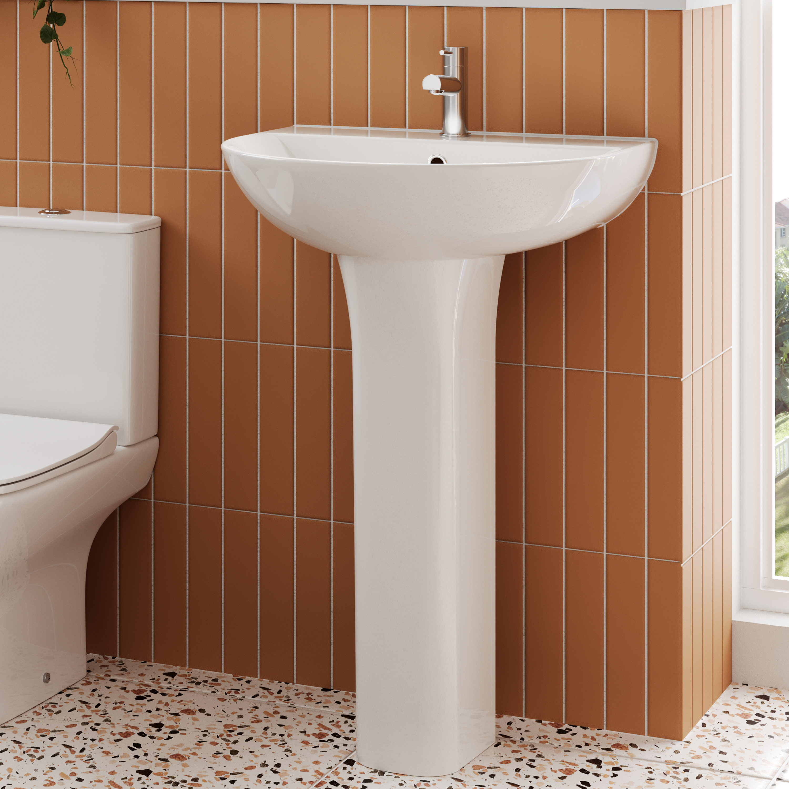 Harbour Acclaim 550mm Basin & Pedestal
