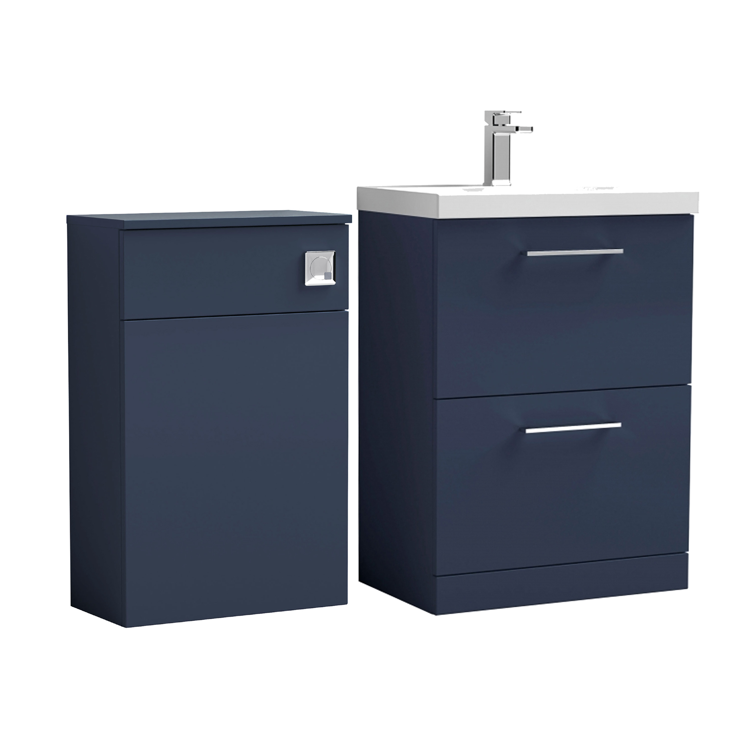Erin 1100mm 2 Drawer Combination Basin & Toilet Unit