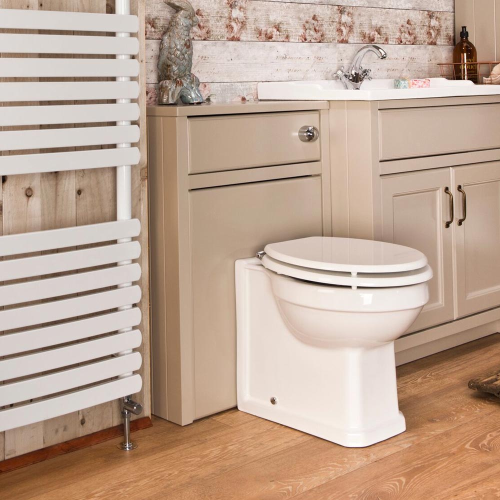 Butler & Rose Catherine Traditional Back to Wall Toilet (Excluding Seat)