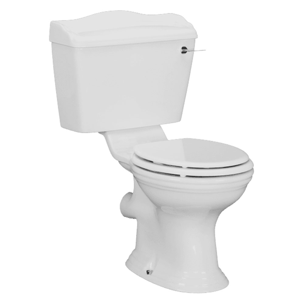 Butler & Rose Benedict Traditional Close-Coupled Toilet (Excluding Seat)