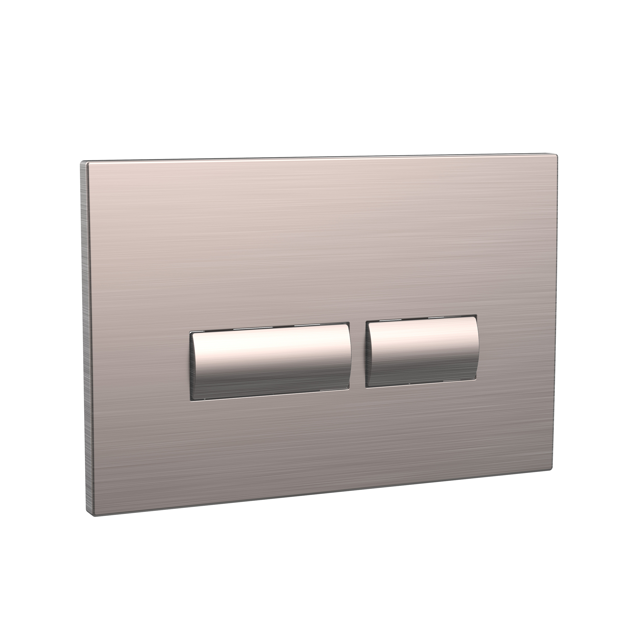 Dual Flush Plate with Angular Buttons