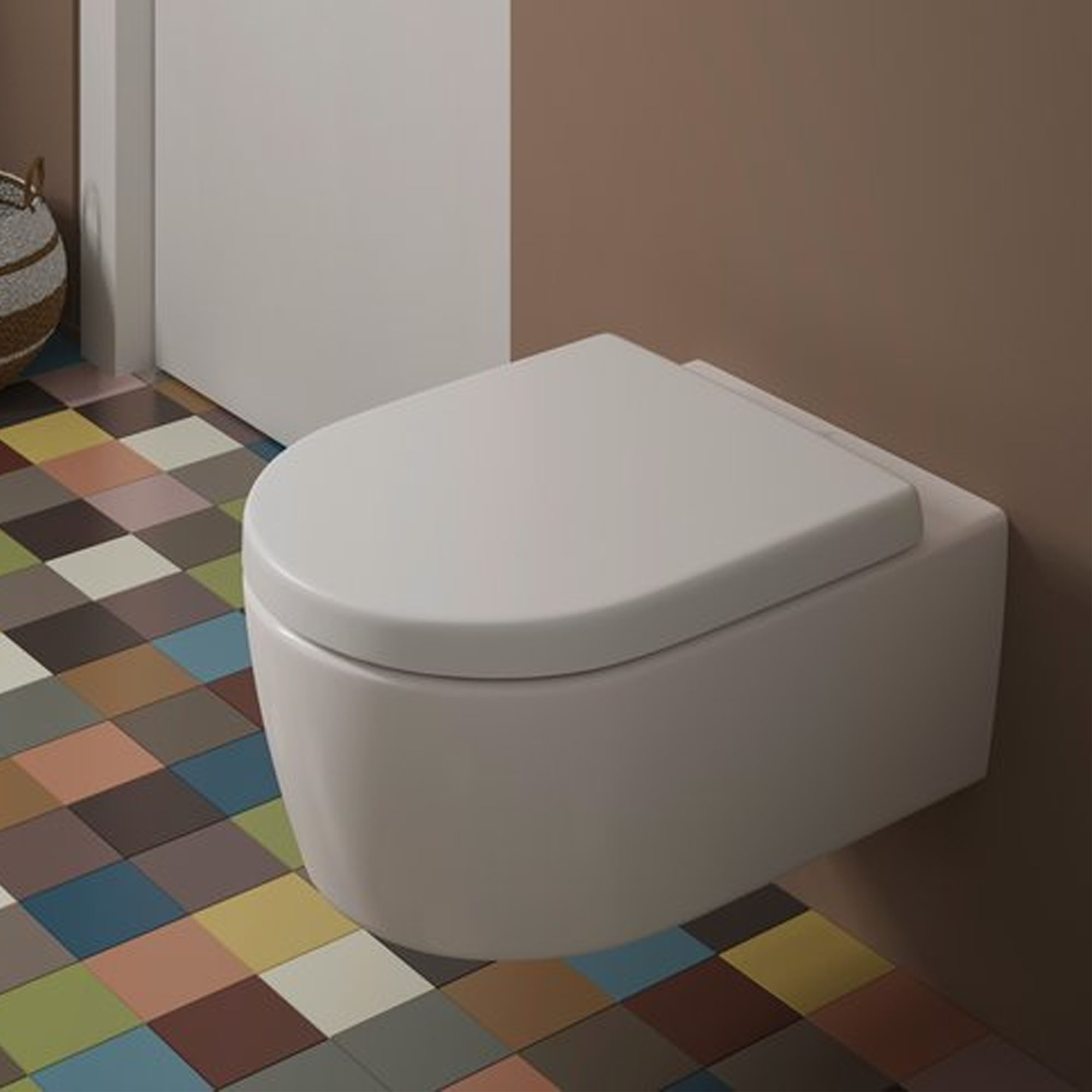 Villeroy & Boch Arto Rimless Wall Hung Toilet & Soft Close Seat