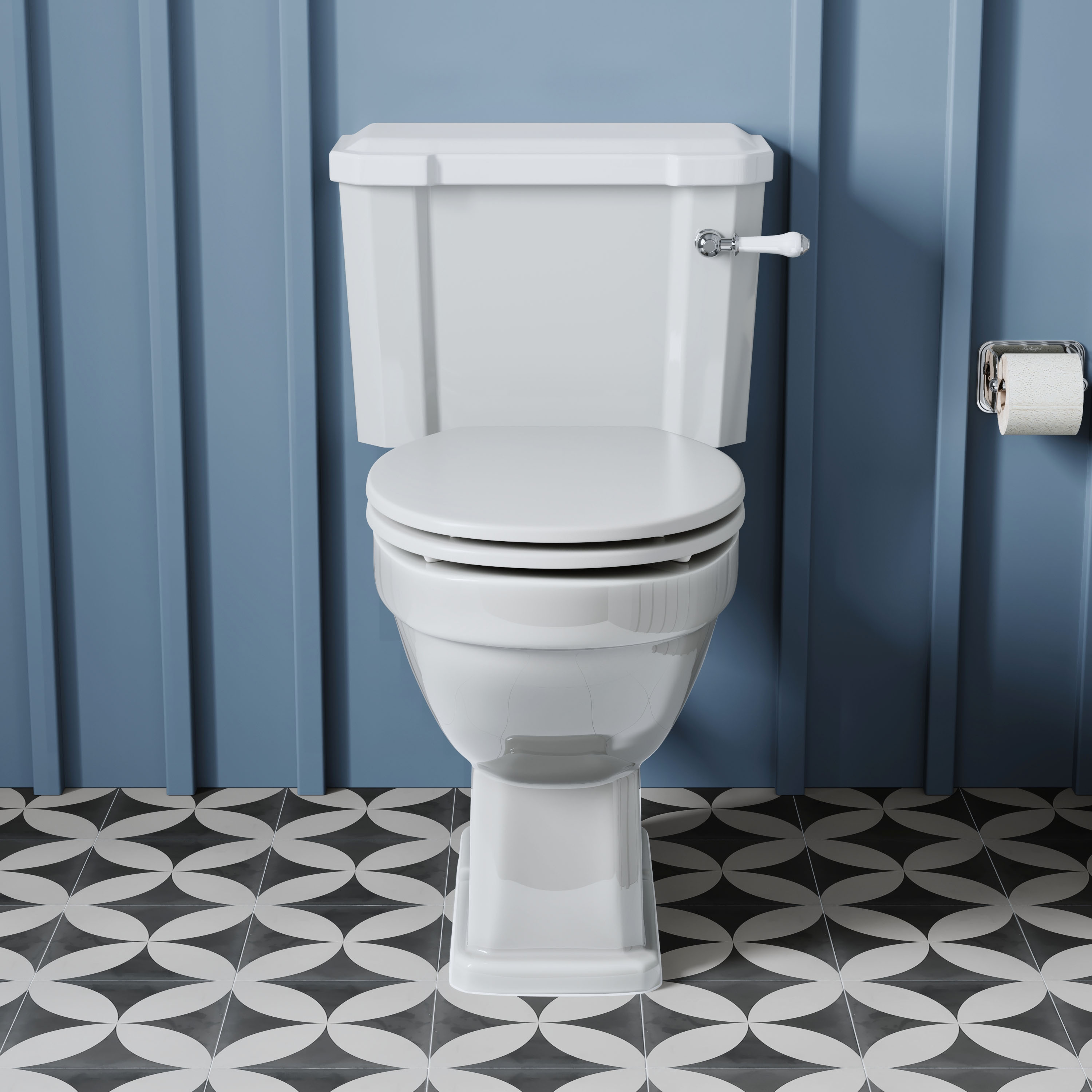 Butler & Rose Catherine Comfort Height Close Coupled Toilet & Cistern (Excluding Seat)