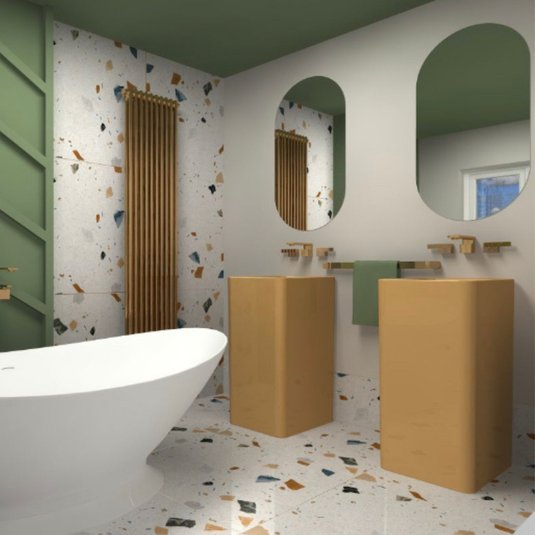 Origins Living Capsule Oval Bathroom Mirror - 500 x 1000mm