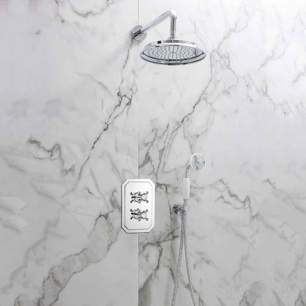 Crosswater Belgravia Shower Handset with Wall Outlet and Hose