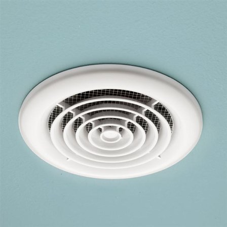 hib. Cyclone Non-Illuminated Inline Wetroom Ventilation System - White