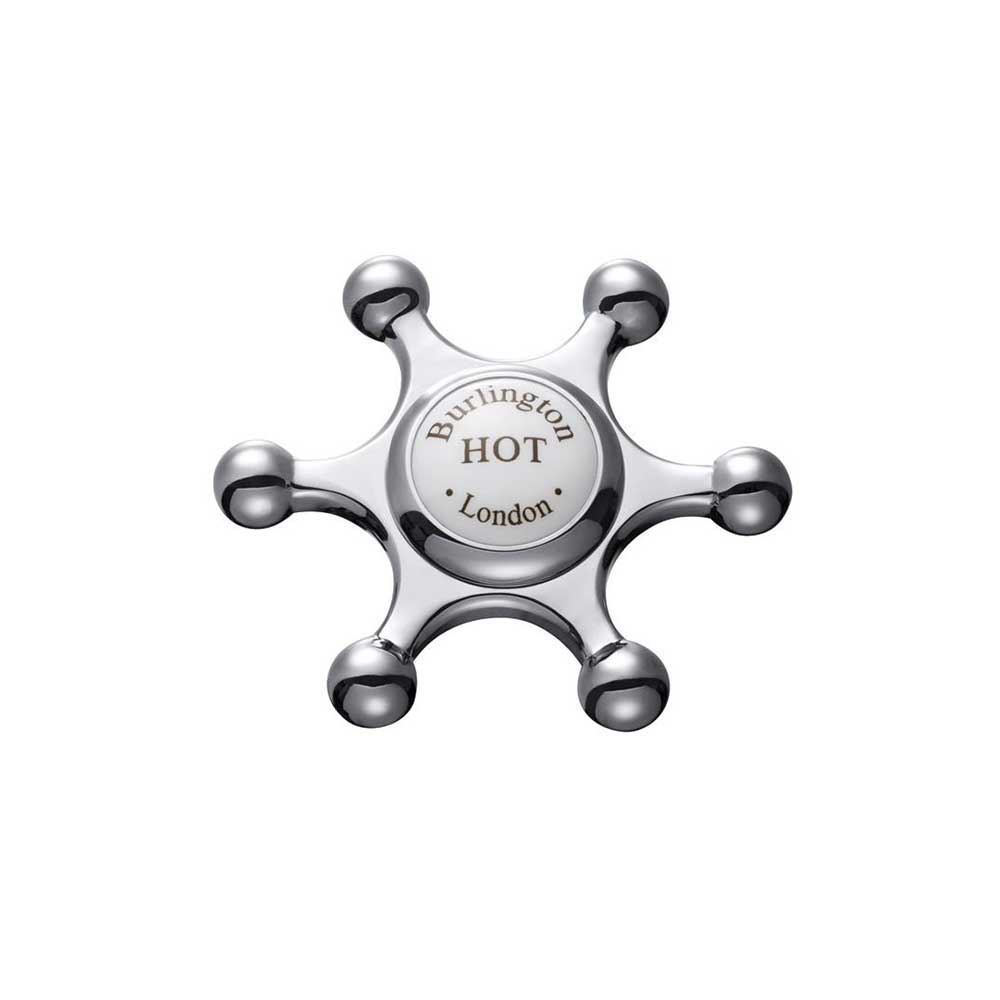 Burlington Birkenhead Deck Mounted Bath Pillar Taps