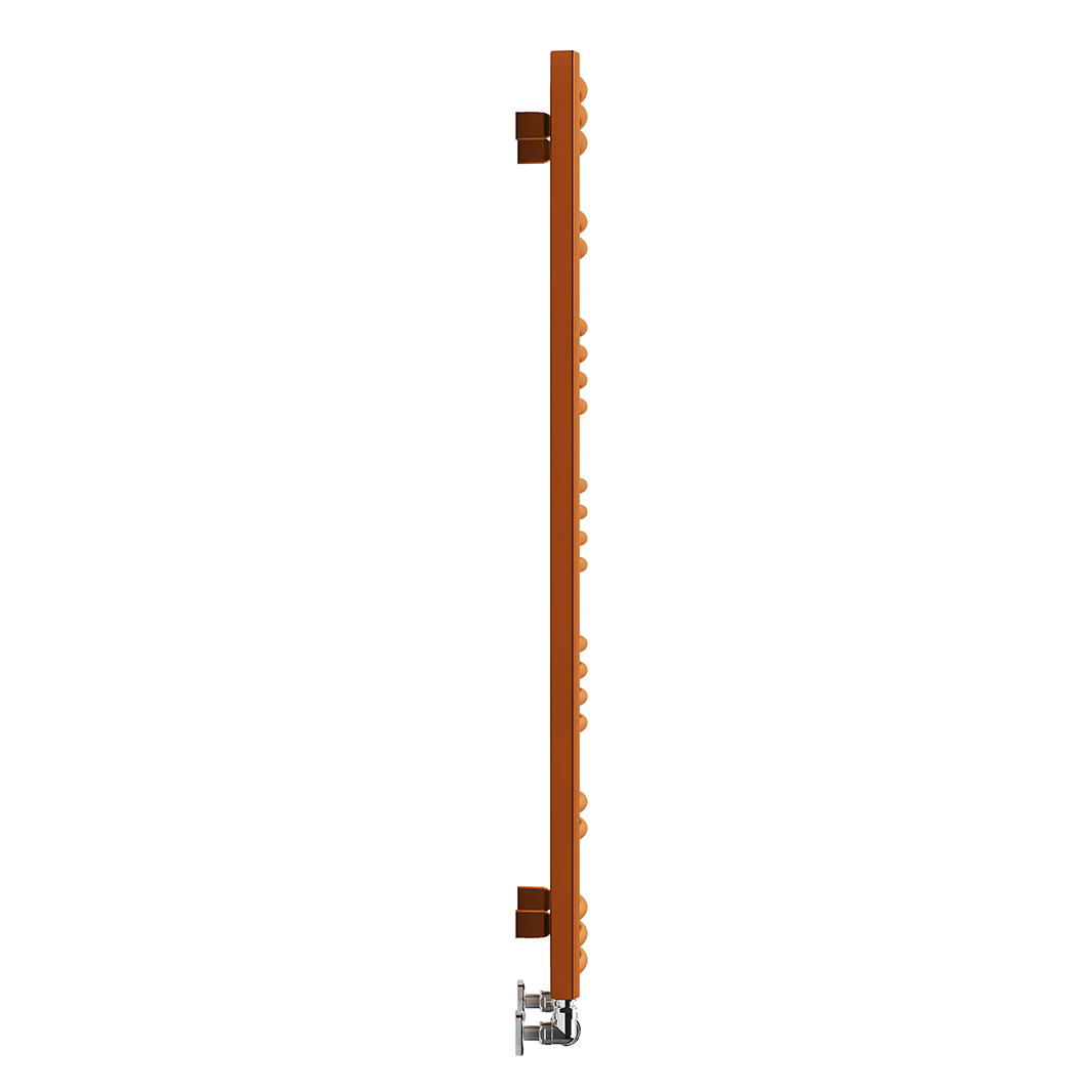Terma Jade Curved Heated Towel Rail - True Copper - 2 Sizes