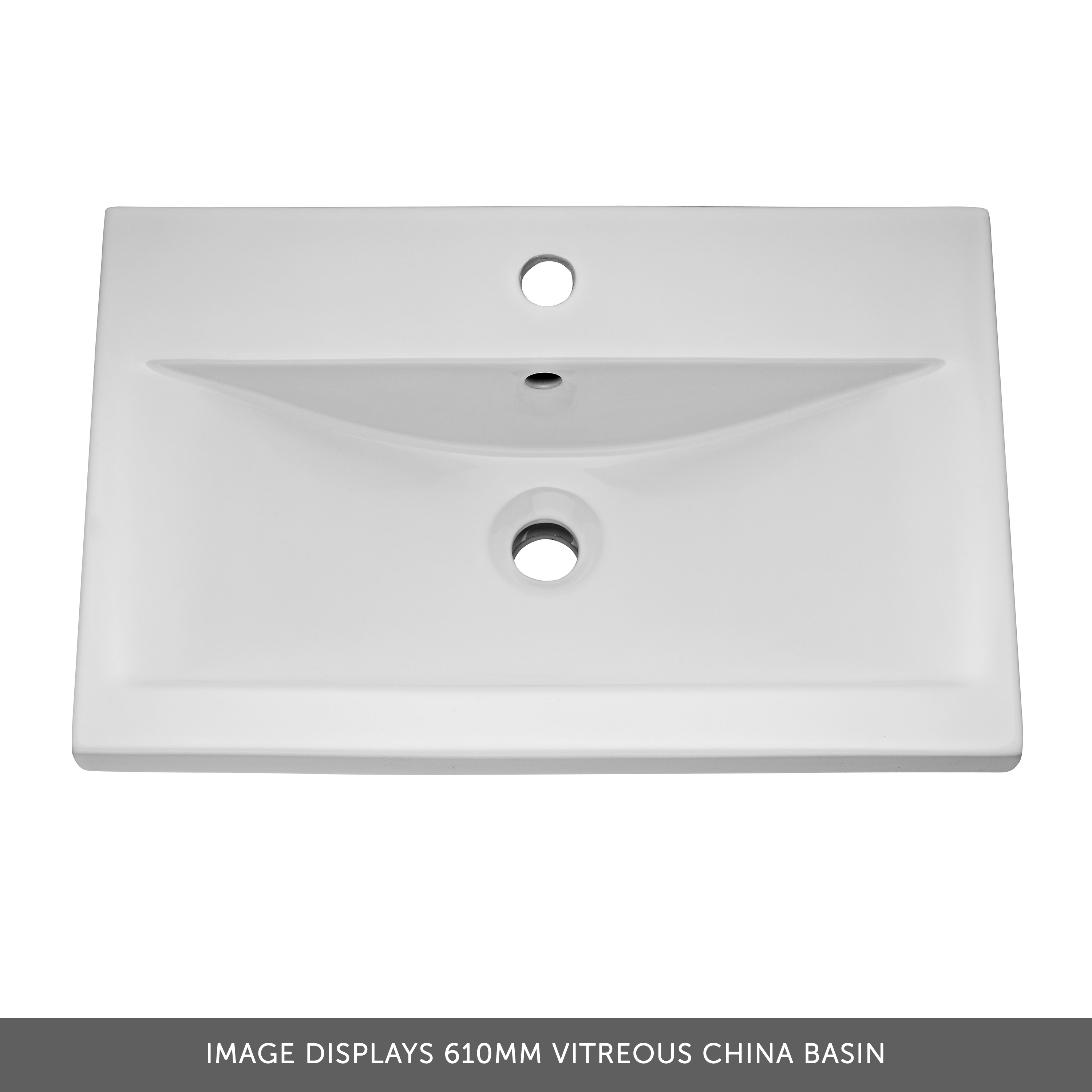 Erin 1100mm 2 Drawer Combination Basin & Toilet Unit