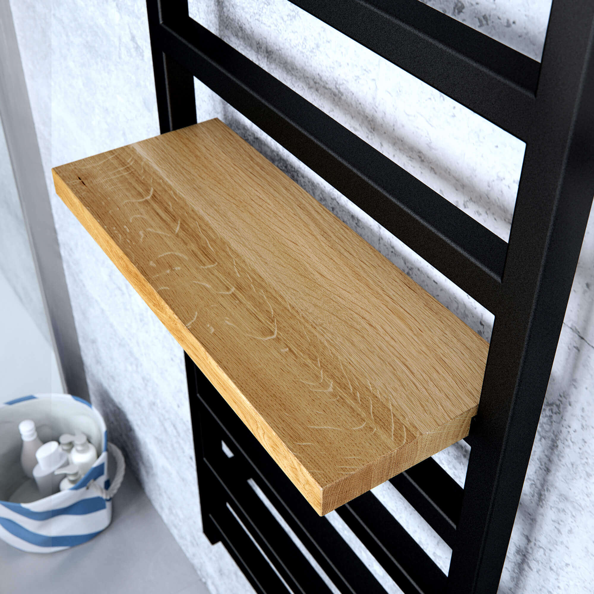 Terma Accessory Oak Shelf for Terma Simple 500mm Heated Towel Rail