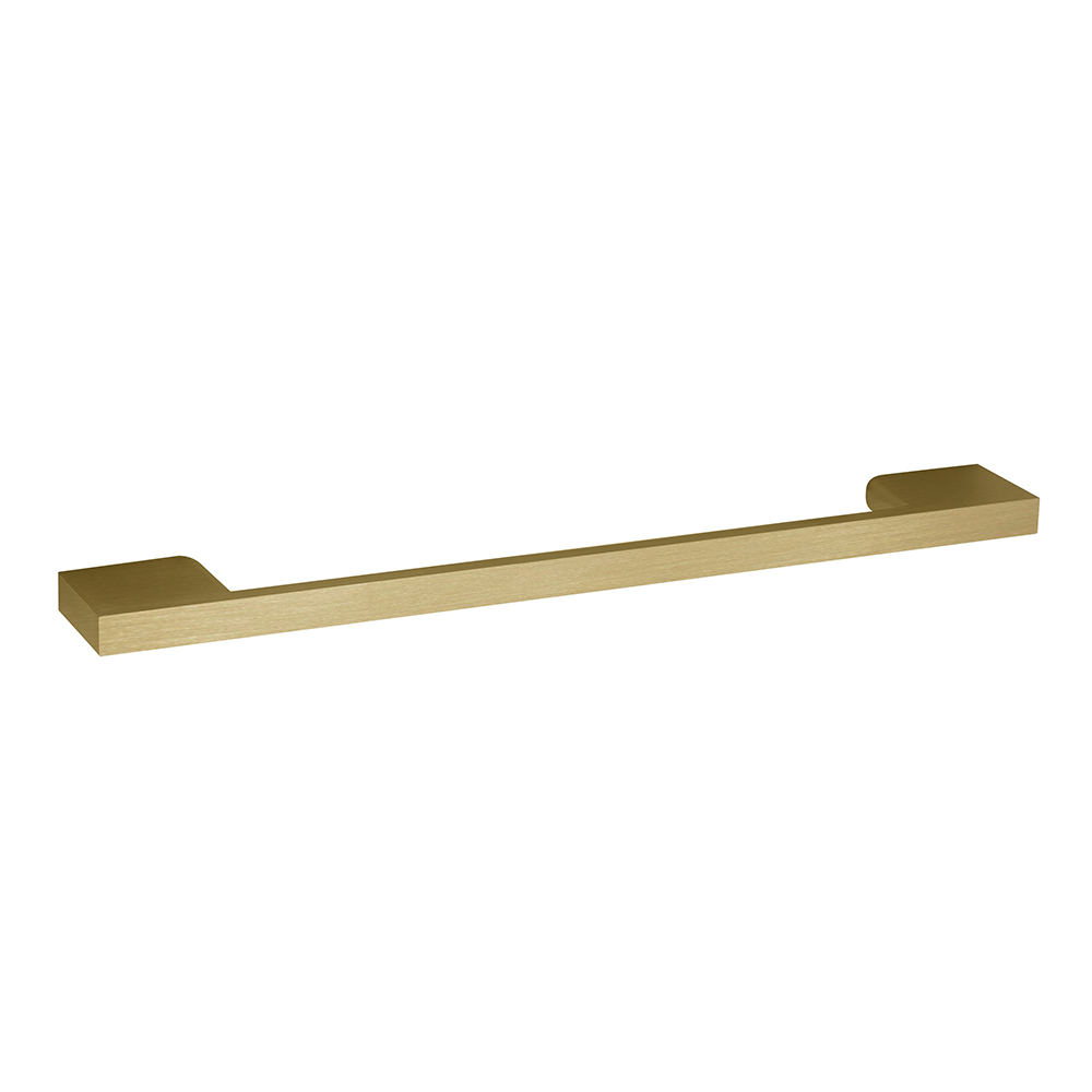 Emily Gloss White Wall Mounted 2 Drawer Vanity Unit and Countertop with Brushed Brass Handles