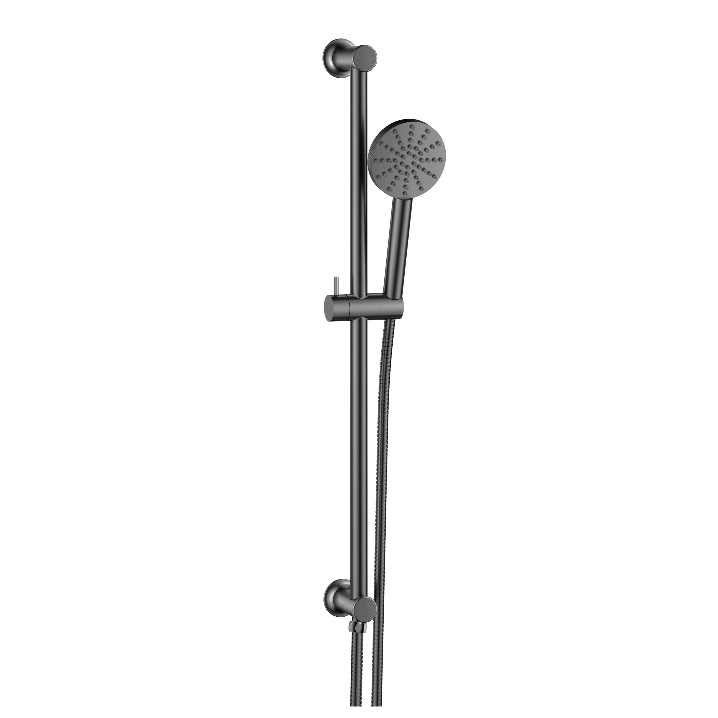 Core Fluted Slide Rail Shower Kit, Handset & Hose with Integrated Elbow