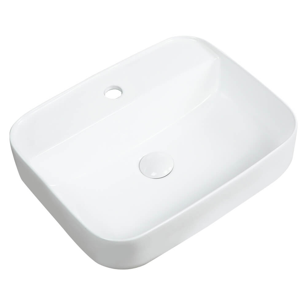 Sophia Rectangular 1 Tap Hole Countertop Basin - 500 x 400mm