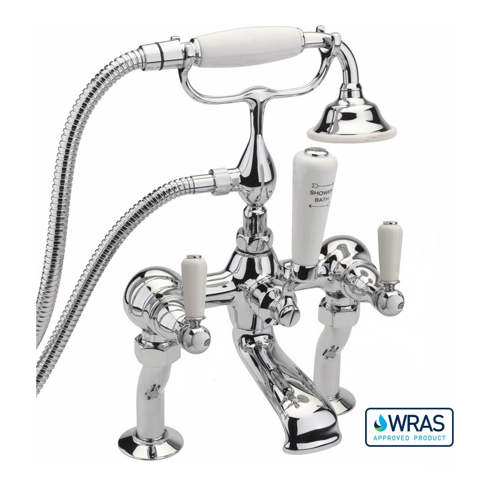 Crosswater Belgravia Lever Bath Shower Mixer with Shower Kit