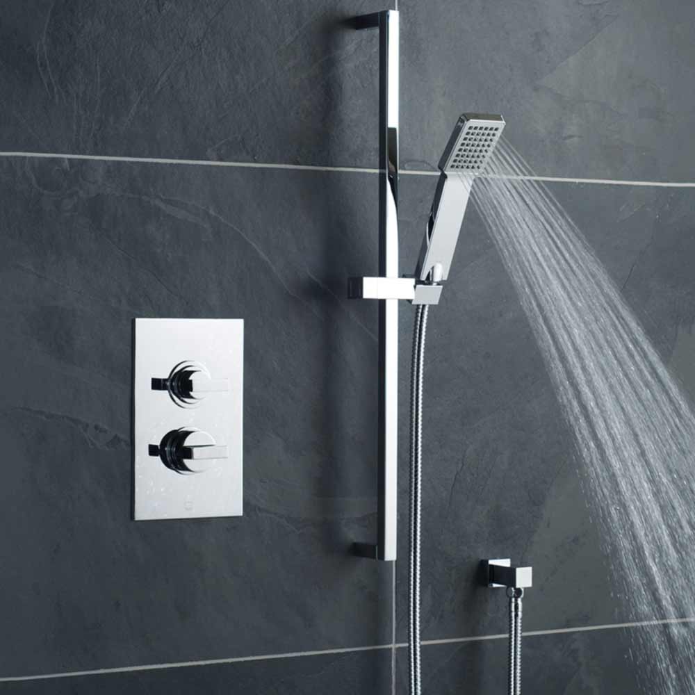 Vado V2 Slide Rail Shower Kit with Shower Handset and Hose
