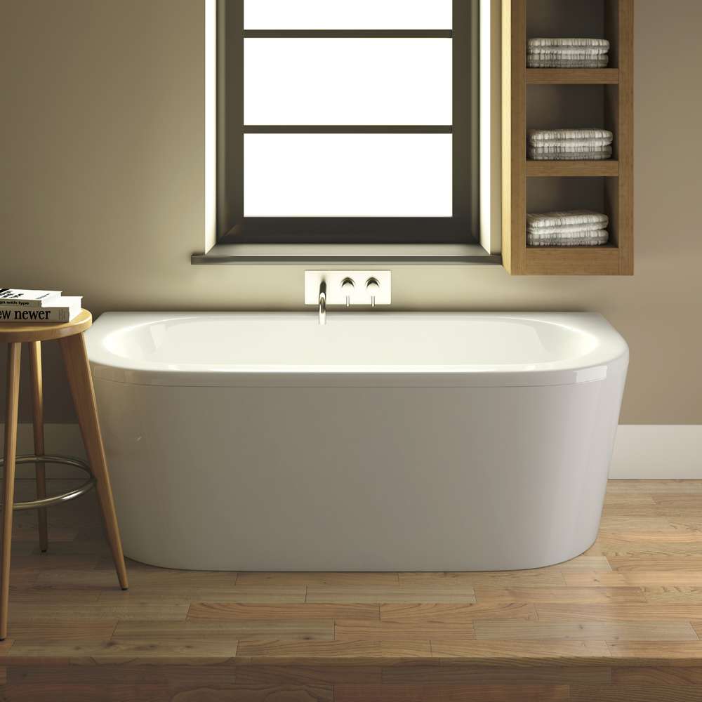 Marina Back to Wall Bath & Panel - 1700 x 750mm