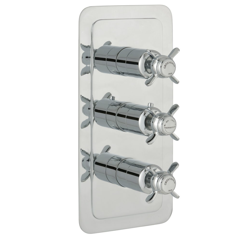 Butler & Rose Caledonia Pinch Vertical Concealed 3 Outlet Shower Valve