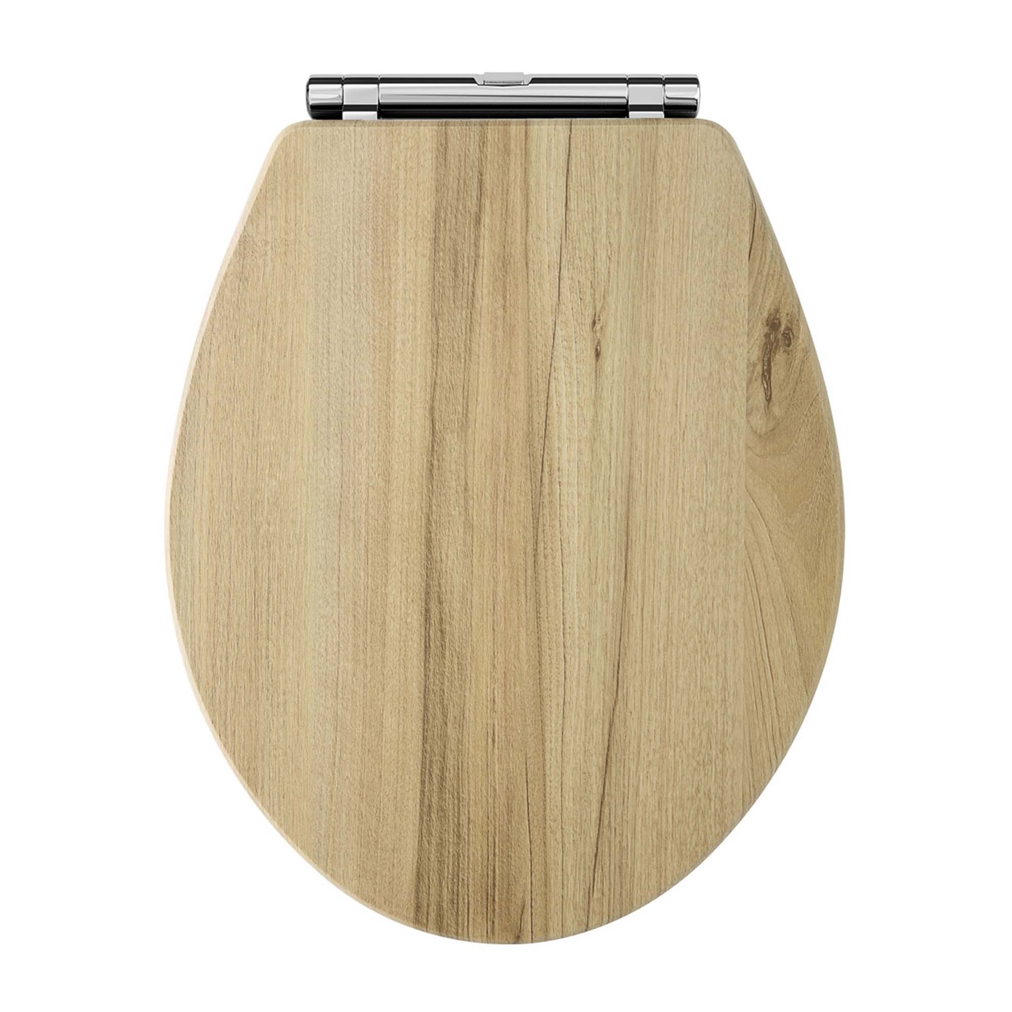 Butler & Rose Catherine Walnut Finish Soft Closing Top Fix Toilet Seat