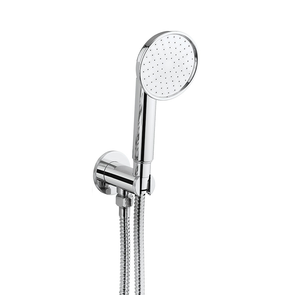 Crosswater MPRO Industrial Wall Outlet, Shower Handset & Hose 