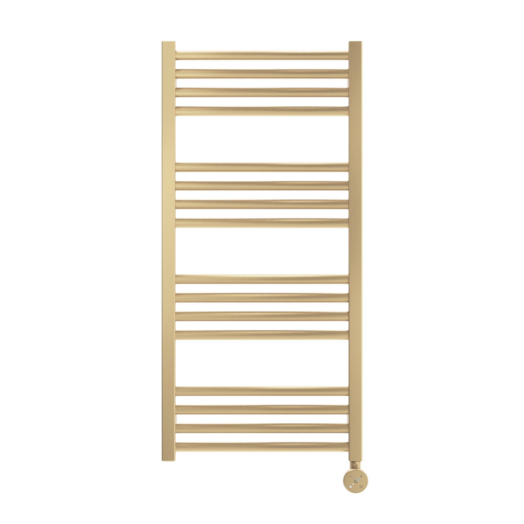 Crosswater MPRO Electric Brushed Brass Heated Towel Rail