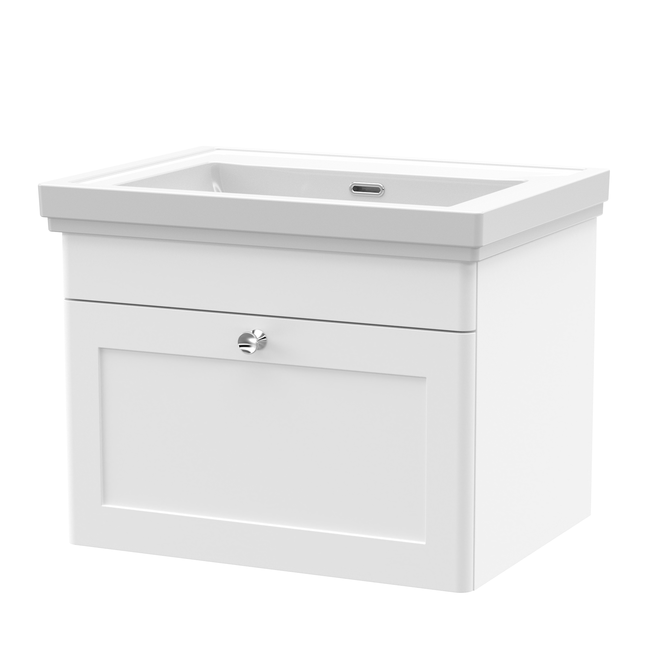 Butler & Rose Ophelia 600mm Wall Mounted 1 Drawer Vanity Unit & Basin