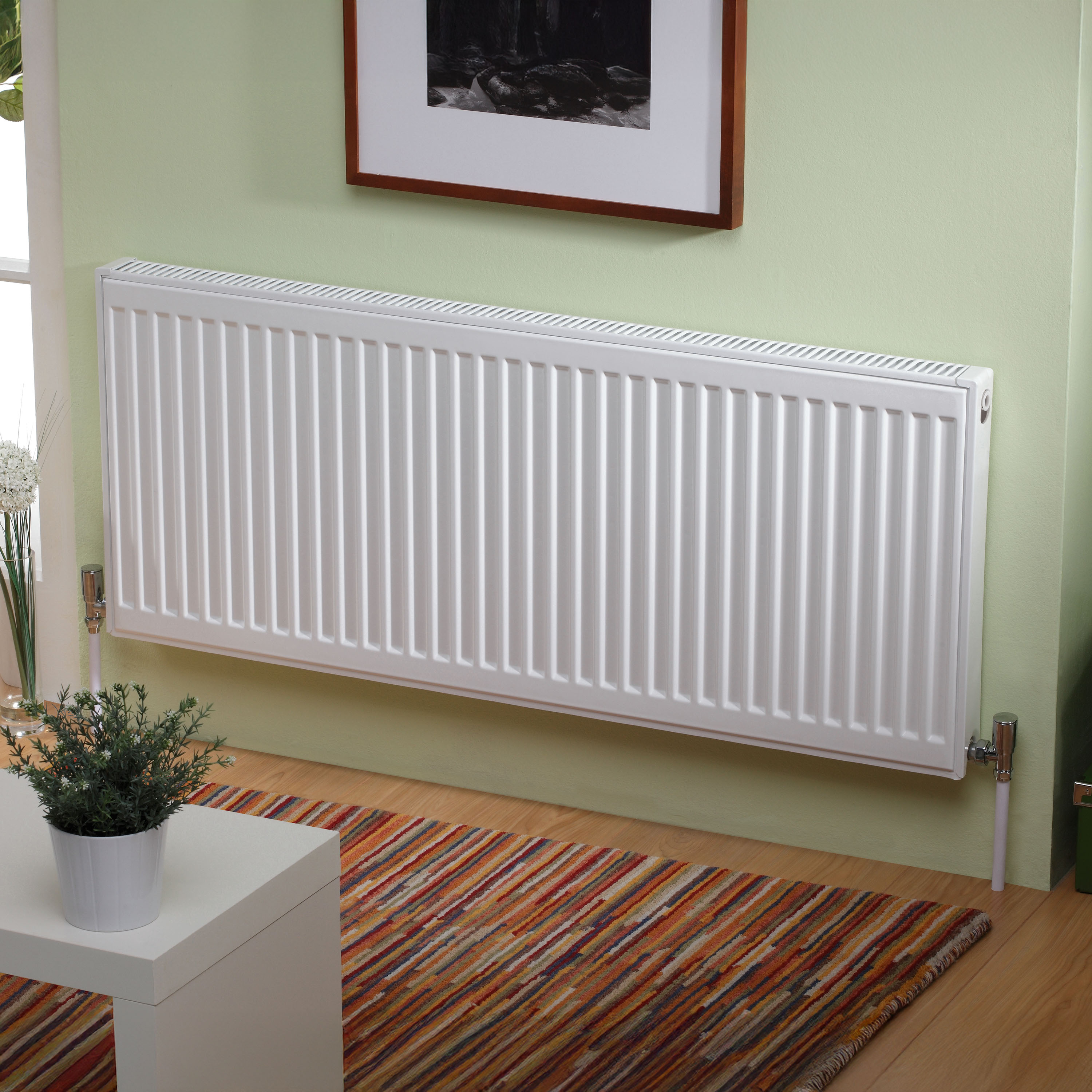 Brenton Type 11 Compact Single Convector Panel Radiator - White