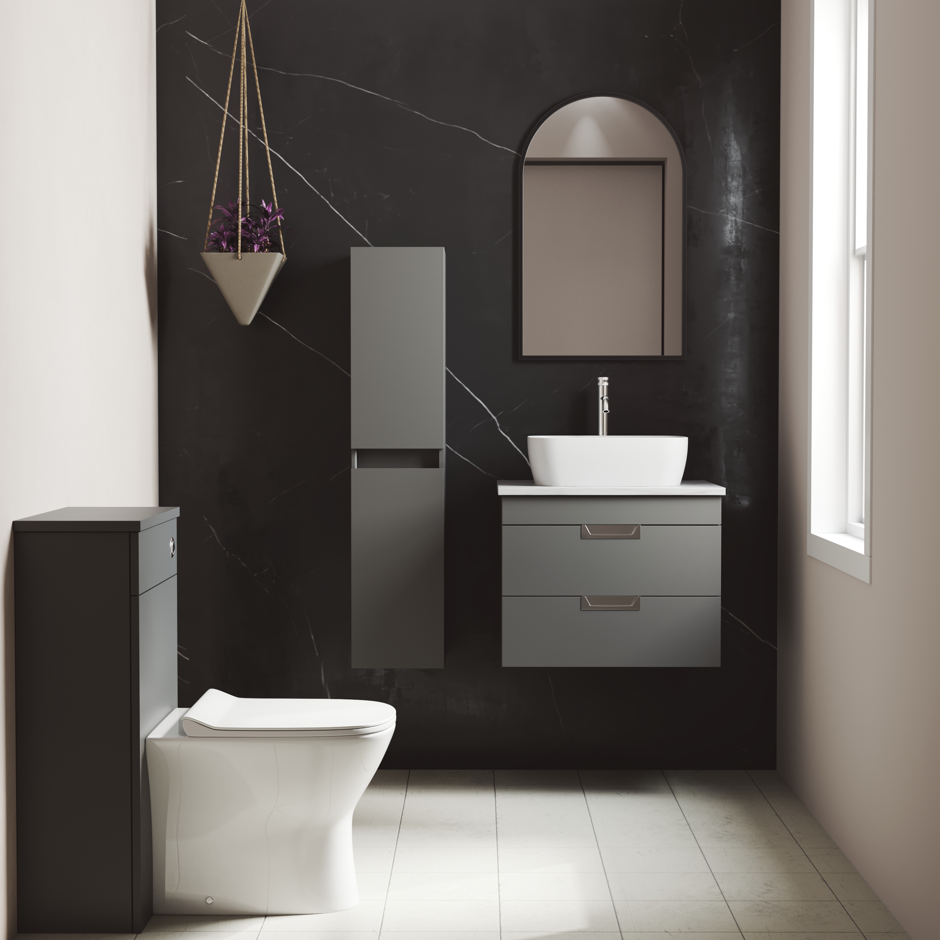 Isla/Freddie Back To Wall Toilet Furniture Unit