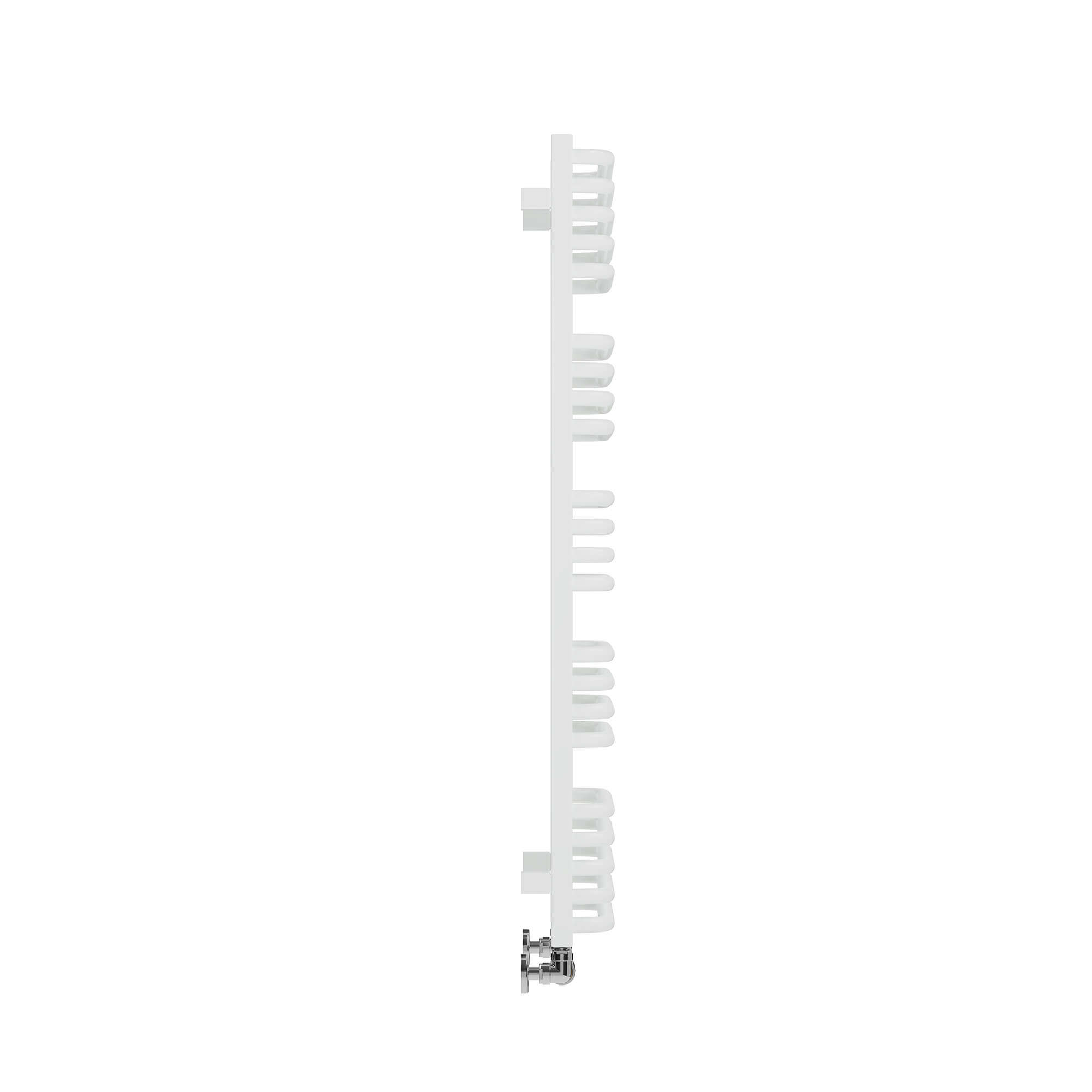 Terma Alex Ladder Heated Towel Rail - Traffic White - 1140 x 500mm