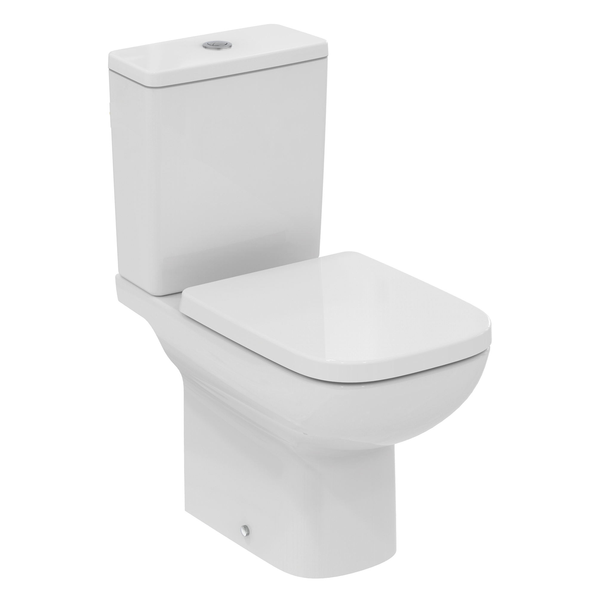 Ideal Standard i.life A Close Coupled Rimless Toilet with Soft Close Seat