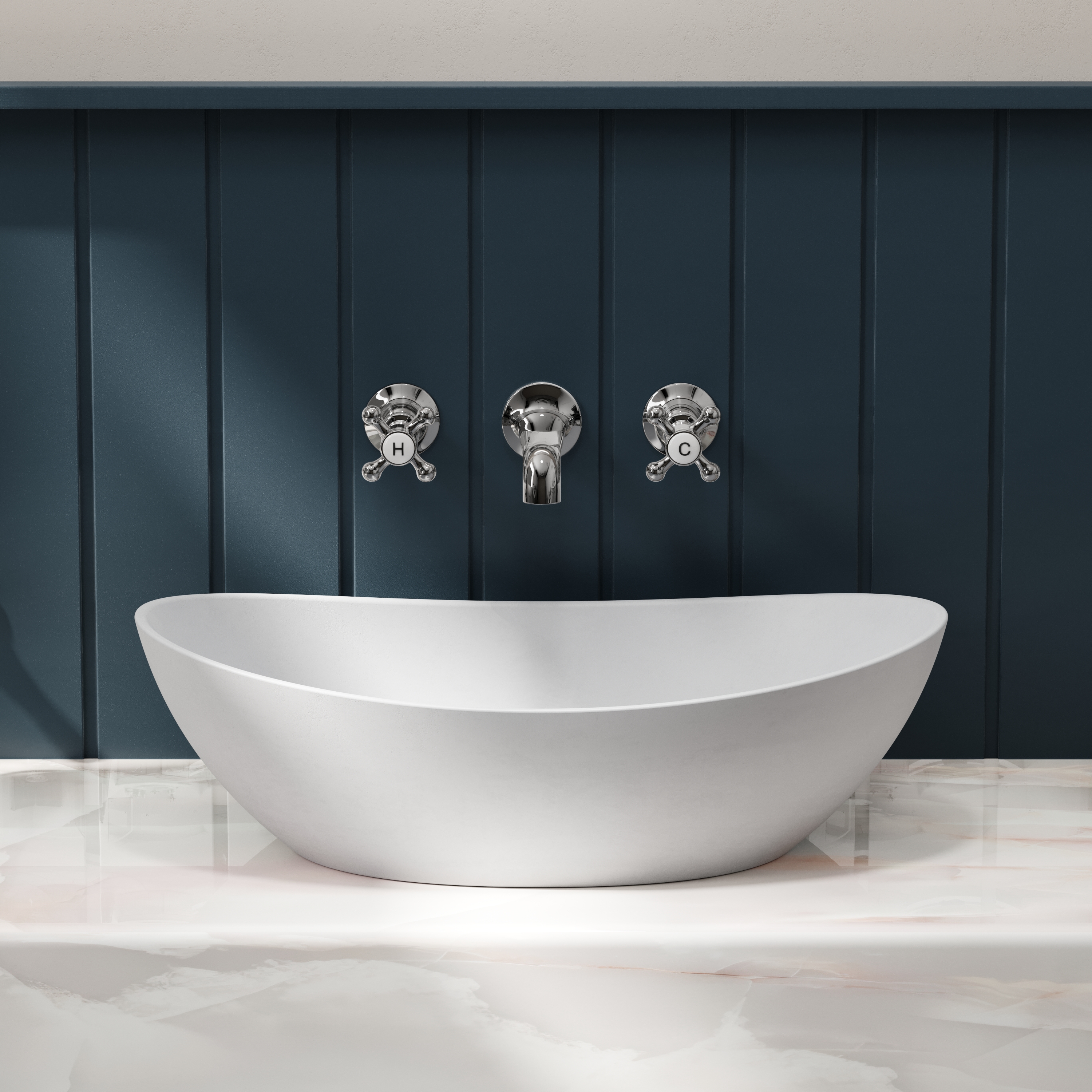 Butler & Rose Audrey Stone Resin Countertop Basin
