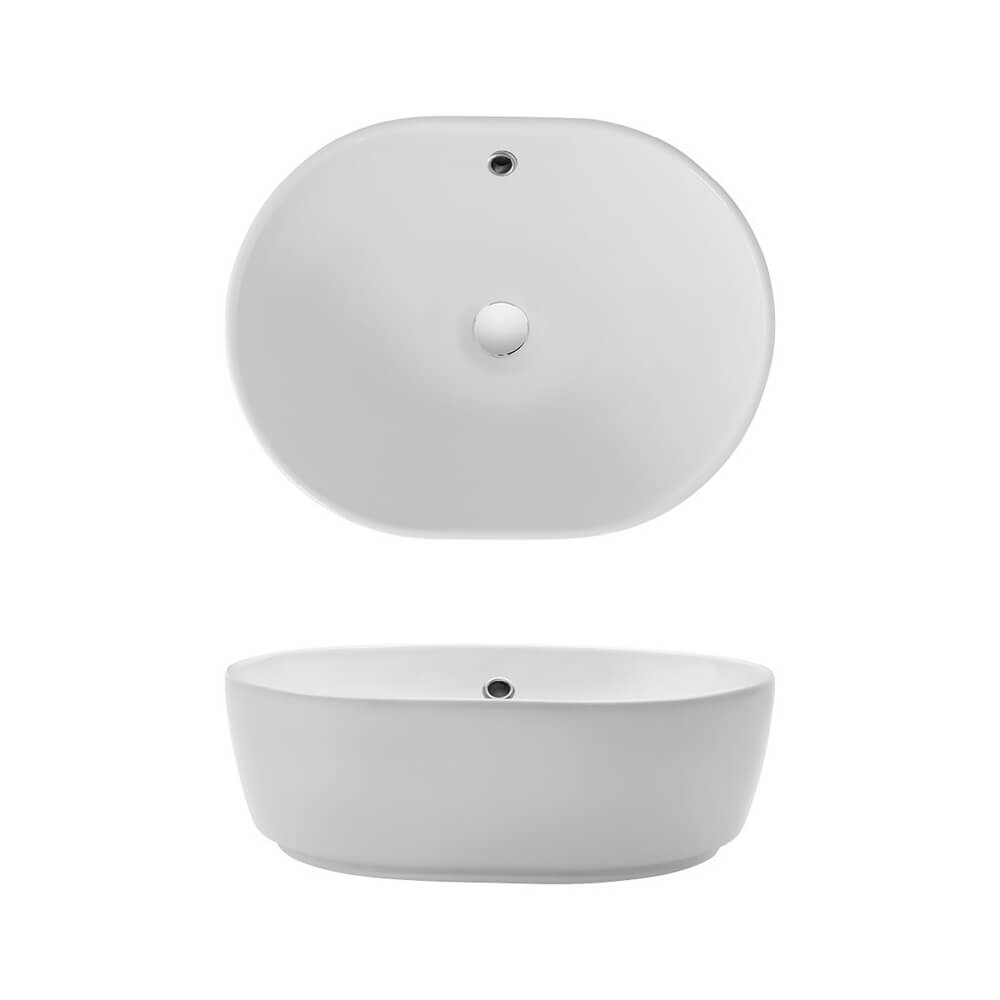 Crosswater Pearl Ceramic Countertop Basin