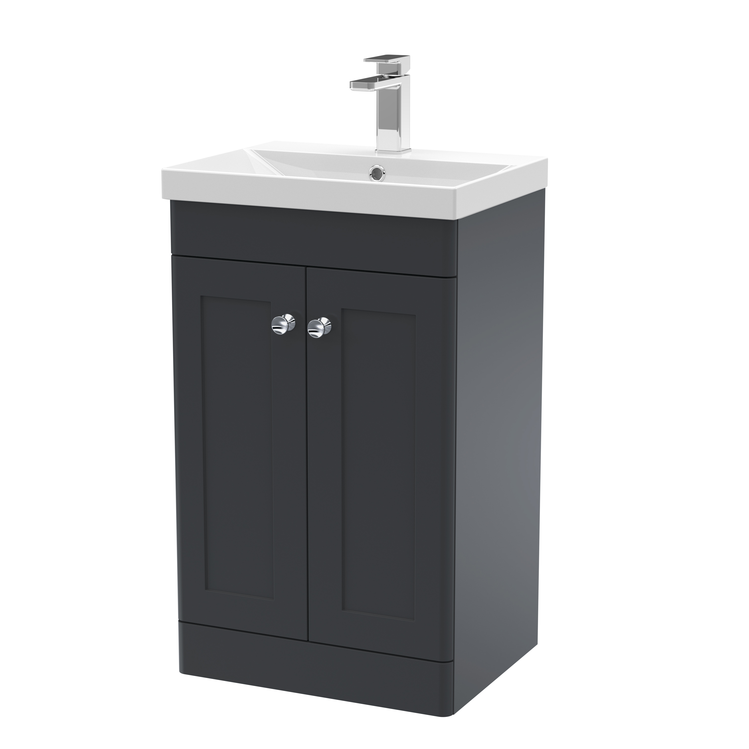 Butler & Rose Ophelia 500mm Floorstanding 2 Door Vanity Unit & Basin