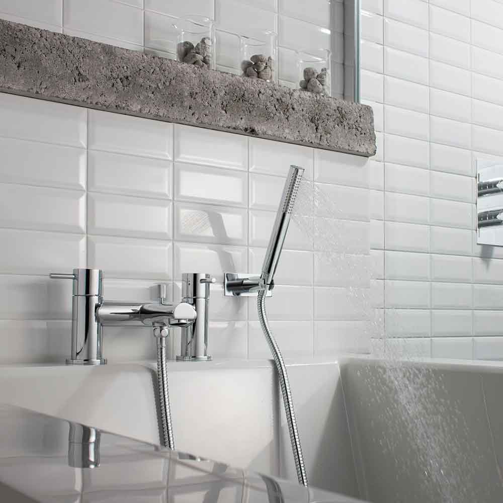 Crosswater Kai Lever Bath and Shower Mixer Tap with Shower Kit