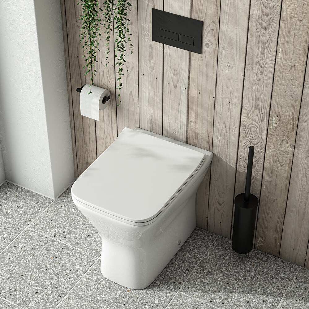 Harbour Alchemist Back to Wall Toilet & Wafer Thin Soft Close Seat