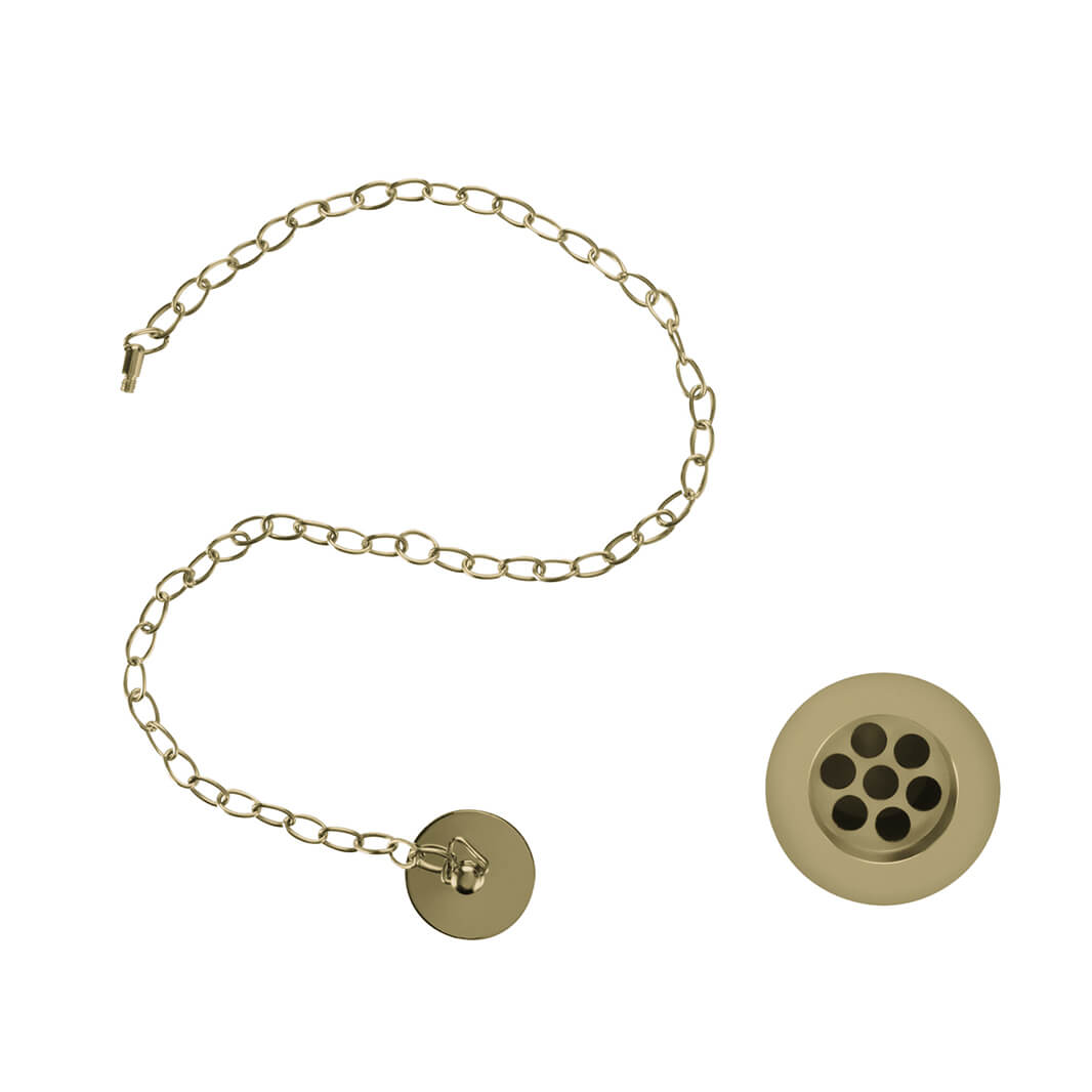 Burlington Slotted Basin Plug and Chain Waste