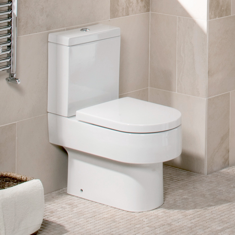 Christine Modern Close Coupled Toilet & Soft Close Seat