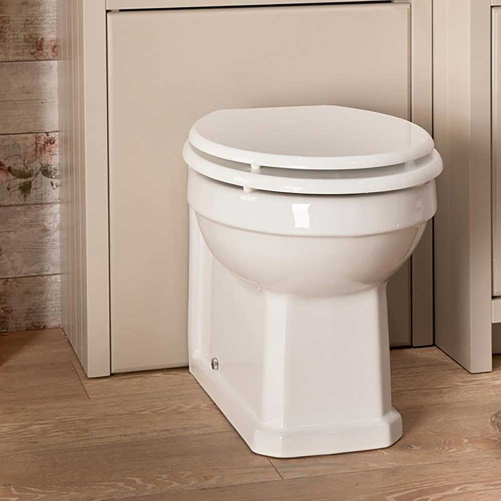 Butler & Rose Catherine Traditional Back to Wall Toilet (Excluding Seat)