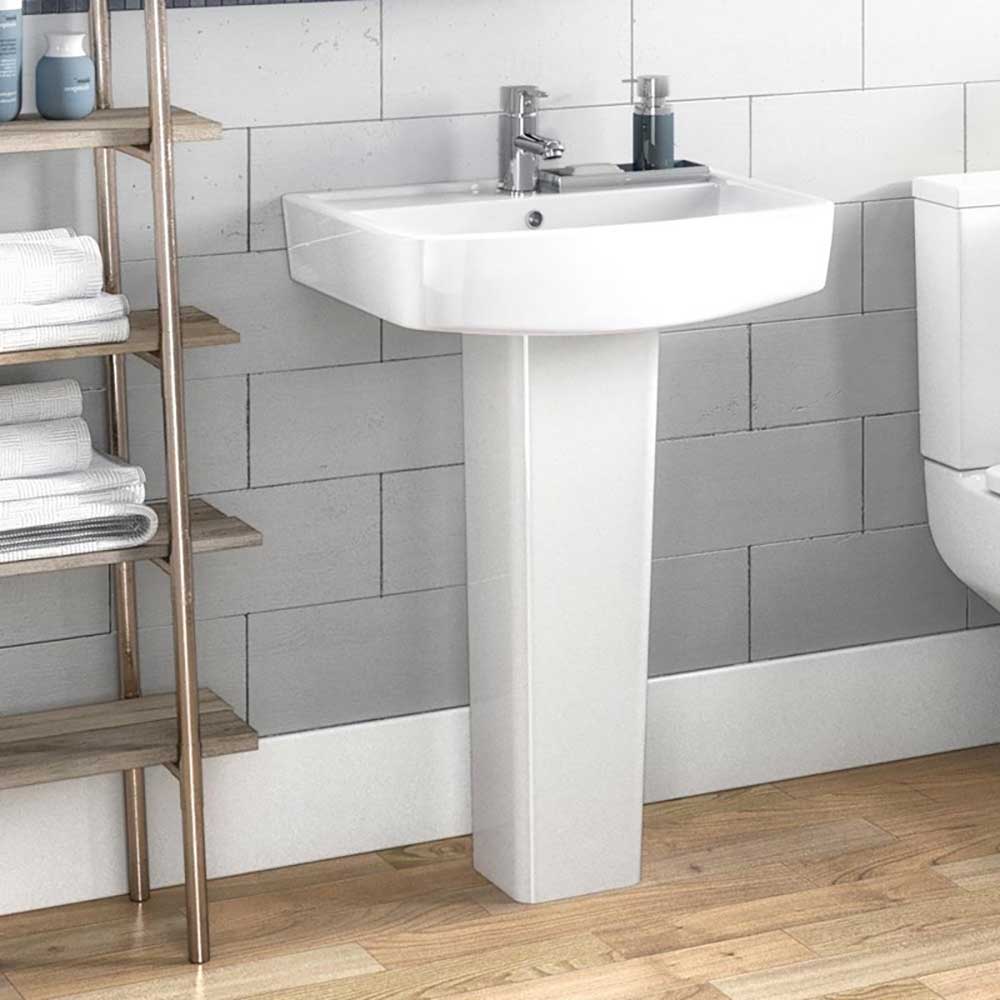 Jack 600mm Full Pedestal & Basin