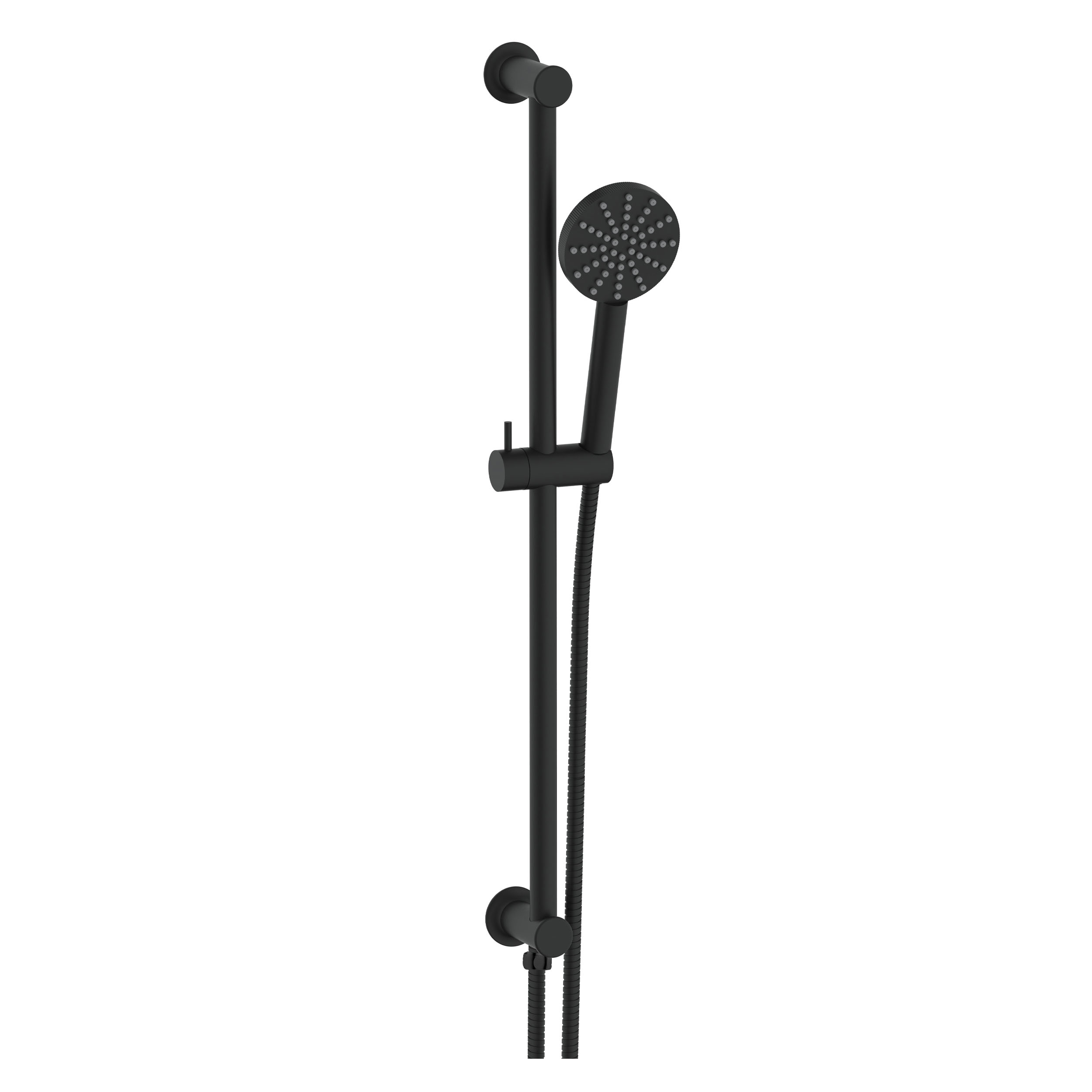 Core Fluted Slide Rail Shower Kit, Handset & Hose with Integrated Elbow