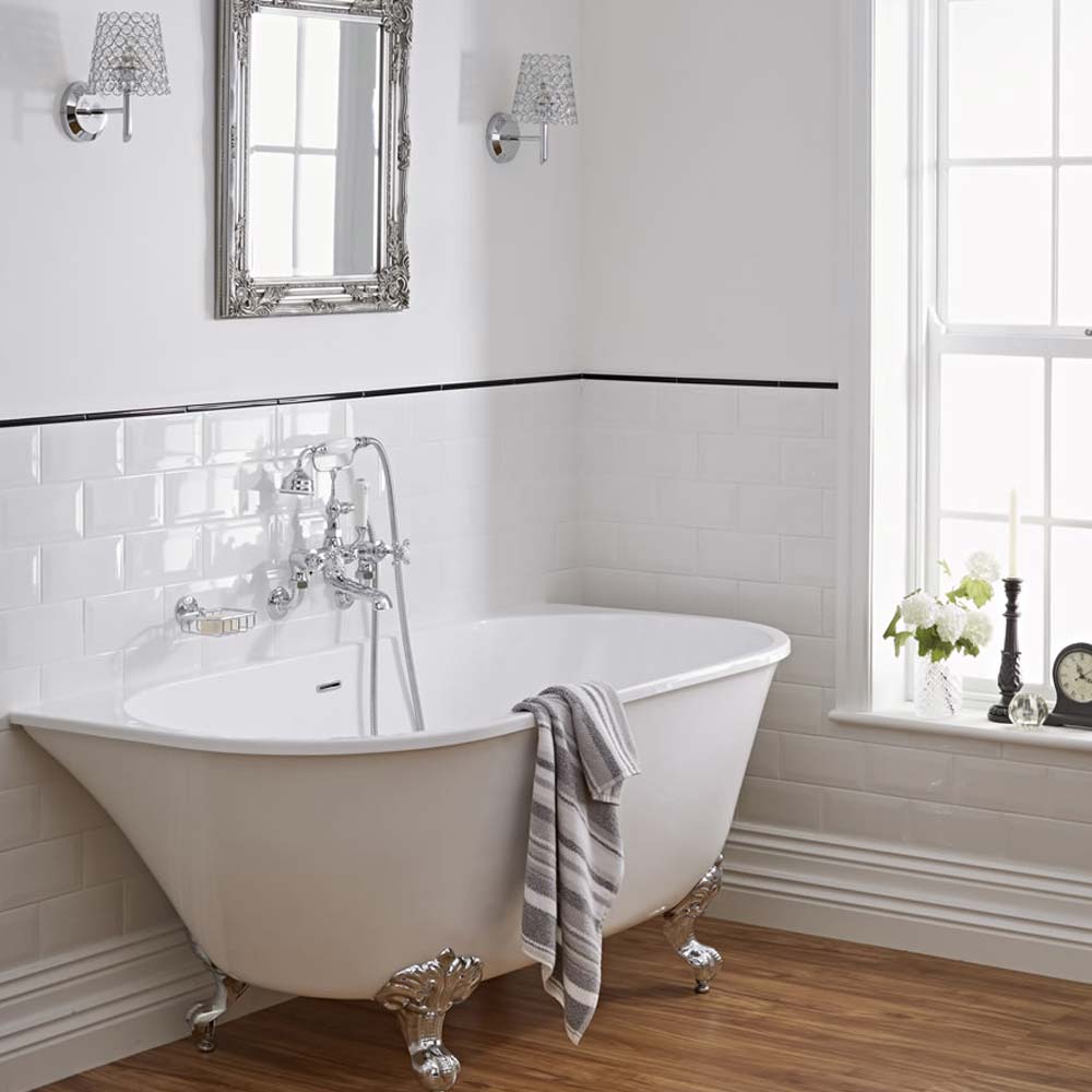Crosswater Belgravia Lever Wall Mounted Shower Mixer with Shower Kit