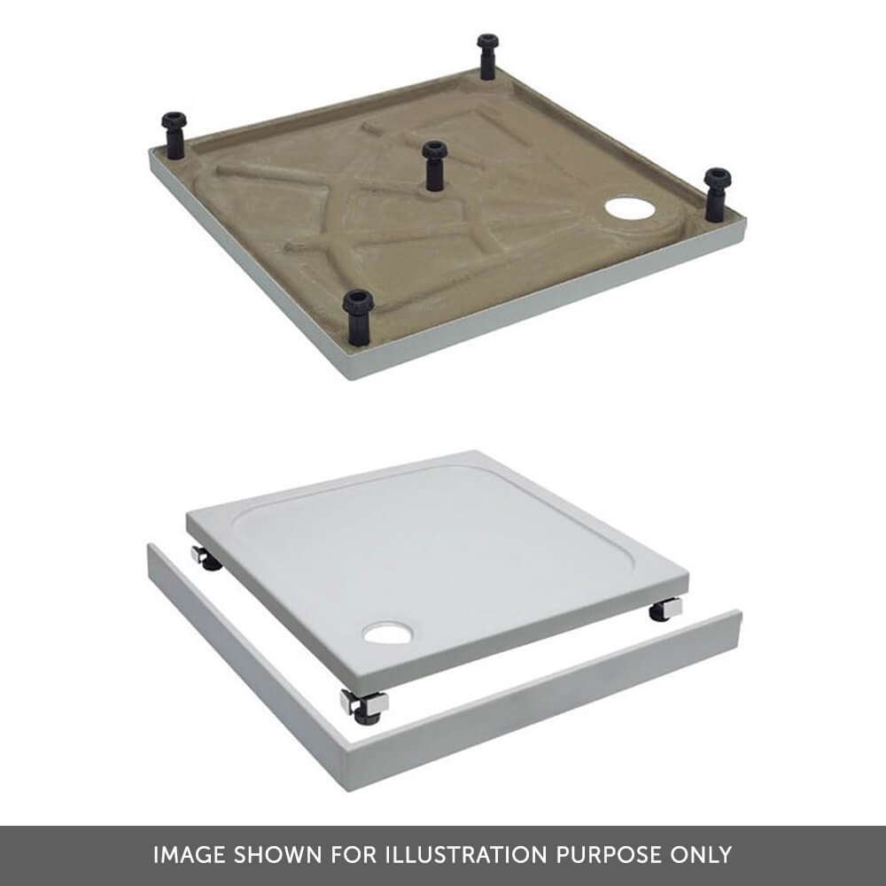 Crosswater 45mm Quadrant Shower Tray Leg & Panel Riser Kit