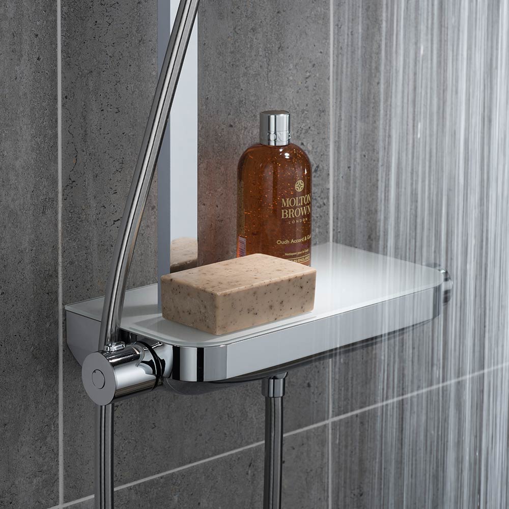 Vado Strata Thermostatic Showering Column Kit with Head & Handset