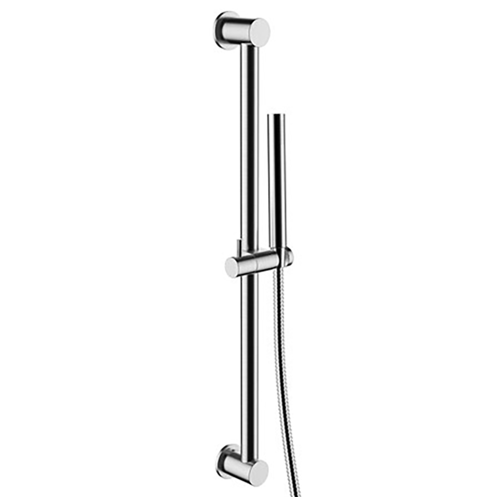 Inox Brushed Stainless Steel Slide Rail with Single Function Hand Shower & Hose