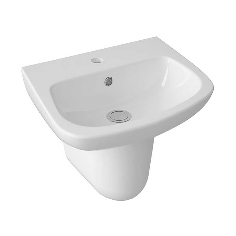 Lola 500mm Semi Pedestal & Basin