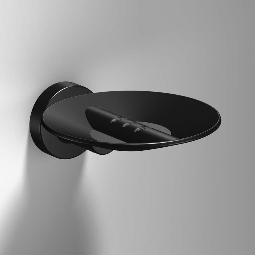 Sonia Tecno Project Black Metal Soap Dish